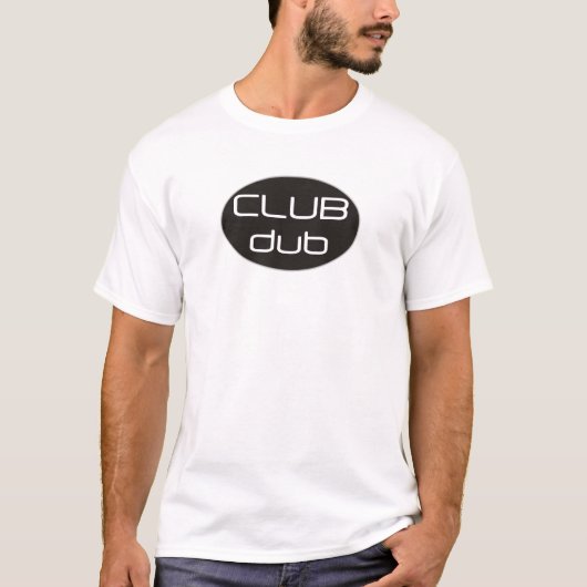 T-shirt Copie de club (logo noir) (Devant)