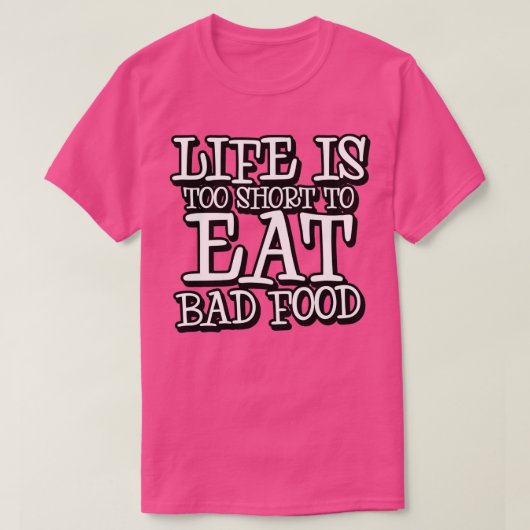 T-shirt Copie de conception alimentaire (Design devant)