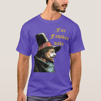 T-shirt Copie de For Fawkes Sake Bonfire Night Vector Art