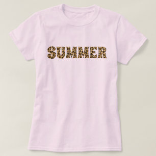T-shirt Copie de guépard d'été