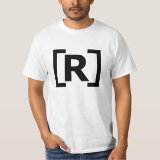 T-shirt copie de l'autocollant residente