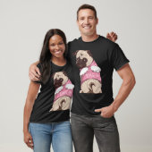 T-shirt Copie de Pug Ange Mignon (Unisexe)