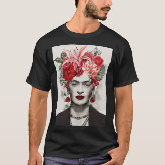 T-shirt Copie de Vintage Frida Kahlo T Shirts Relaxé Fit T