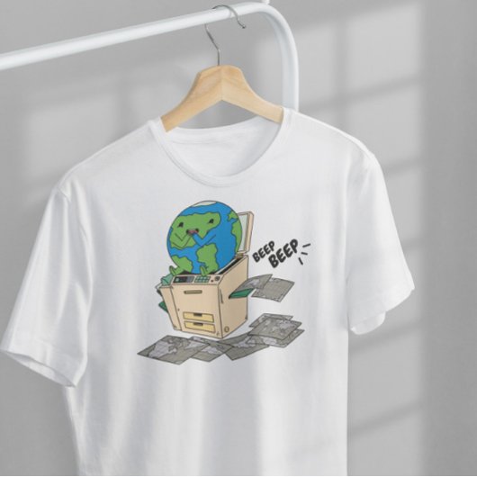 T-shirt Copie du scanneur terrestre