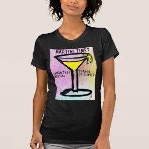 T-shirt COPIE EN PASTEL de TEMPS de MARTINI de BAISSE de