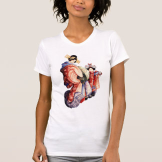 T-shirt Copie japonaise de bois de graveur