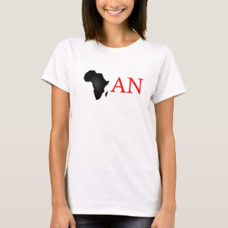 T-shirt copie noire d'africaAN