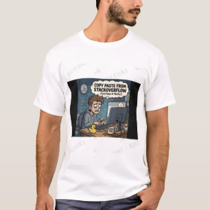 T-shirt Copier Coller depuis StackOverflow - Programme drô