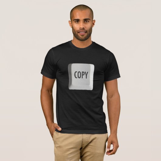 T-shirt Copier et coller (Devant entier)
