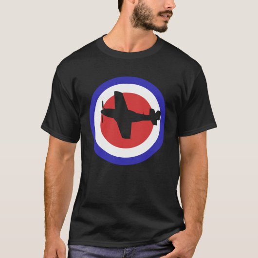 T-shirt Copilot avion de combat (Devant)