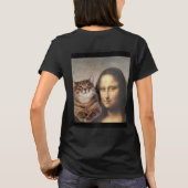 T-shirt Copine de Mona Lisa et de chat (Dos)