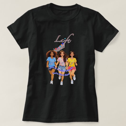 T-shirt Copines-Amusons-nous (Design devant)
