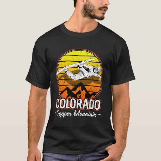 T-shirt Copper Mountain Colorado Snowboard (Devant)
