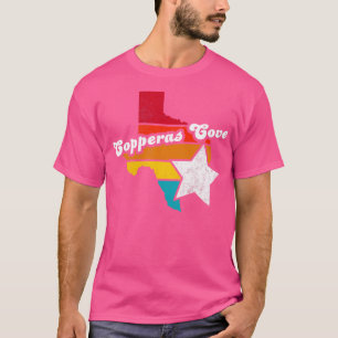 T-shirt Copperas Cove Texas Vintage Souvenir déshabillé 2