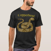T-shirt Copperhead Snake Venomous Pit Viper Reptile (Devant)