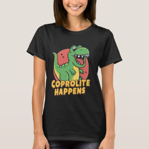 T-shirt Coprolites Fossil Dinosaur Dung Fossiles Fèces Fos