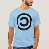 T-shirt Copyleft - l'information veut être libre (Devant)