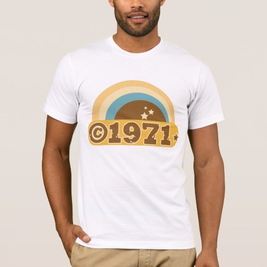 T-shirt Copyright 1971 (Devant)