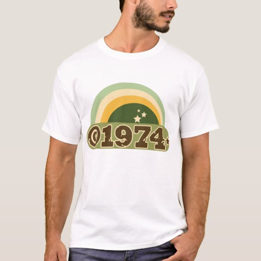 T-shirt Copyright 1974 (Devant)