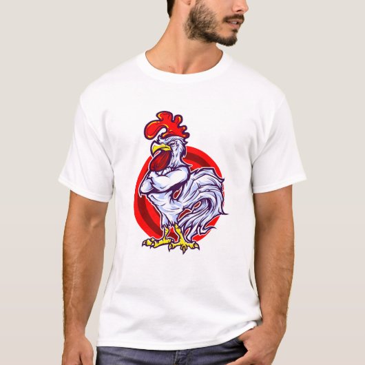 T-shirt coq (Devant)