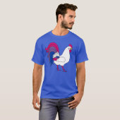 T-shirt Coq bisexuel (Devant entier)
