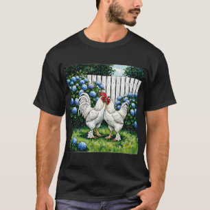 T-shirt Coq Blanc Brahma Pootra