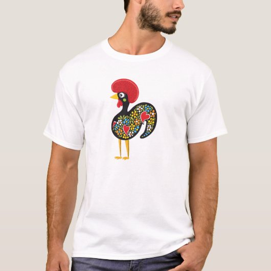 T-shirt Coq célèbre de Barcelos Portugal Nr. 07 (Devant)