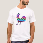 T-shirt Coq Chevron (Devant)