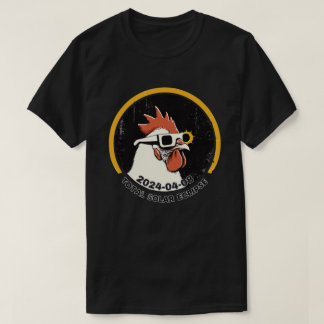 T-shirt Coq cool Total éclipse solaire 2024