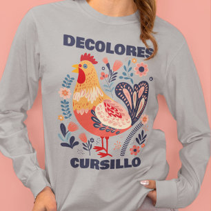 T-shirt Coq d'Art Populaire Cursillo DeColores Chrétien