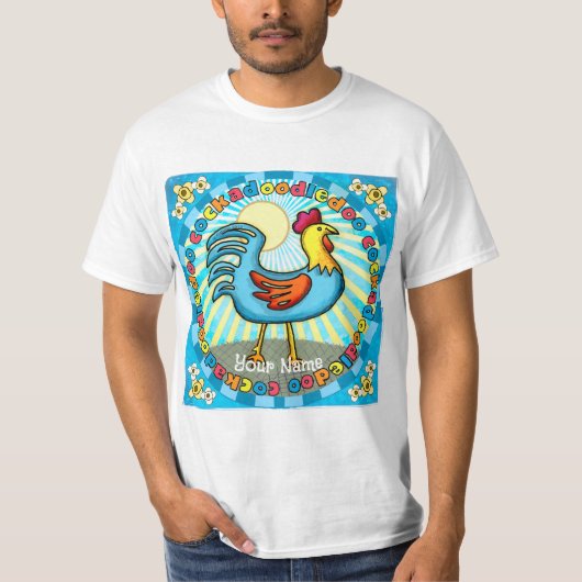 T-shirt coq de basse-cour (Devant)