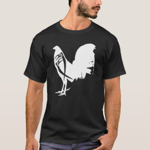 T-shirt Coq de combat Gallegos Poulet Coq Blanc soja galle