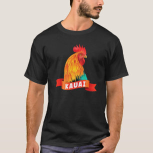 T-shirt Coq de Kauai style vintage jardin