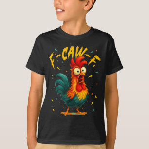 T-shirt Coq drôle de poulet F Caw F Coq Blagueur Fawk