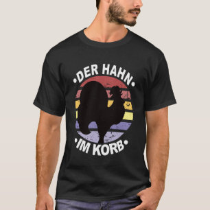 T-shirt Coq en panier poule poulet basse-cour kitten