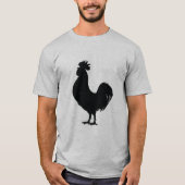 T-shirt Coq en Silhouette (Devant)