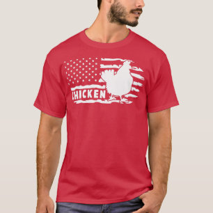 T-shirt Coq Farmer Hen Chick Chickens Coeur Love Lifec