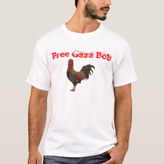 T-shirt coq, Gaza libre Bob
