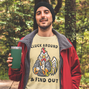 T-shirt Coq Kung Fu Cluck Around And Find Out