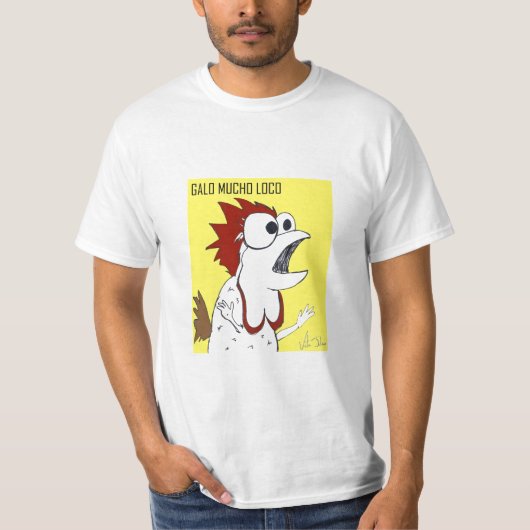 T-SHIRT COQ MUCHO JE LOUE (Devant)