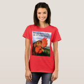 T-shirt coq pour femmes (Devant entier)