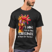 T-shirt Coq Ruppé Avec Expression Comique (Devant)