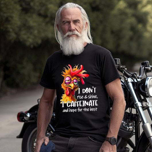 T-shirt Coq Ruppé Avec Expression Comique