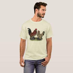 T-shirt Coqs nains de D'Uccle :  Mille Fleur