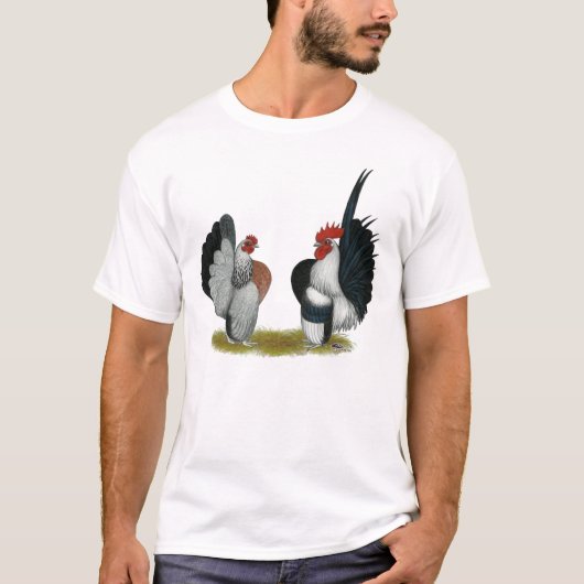 T-shirt Coqs nains de Serama (Devant)