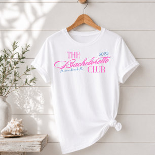 T-shirt Coque côtière moderne Bachelorette Party Custom
