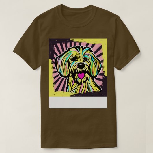 T-shirt coquelet coloré (Design devant)