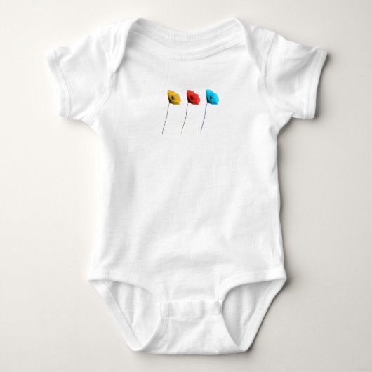 T-shirt coquelicot (Devant)