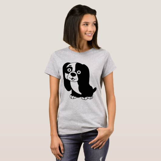 T-shirt coquelicot (Devant entier)