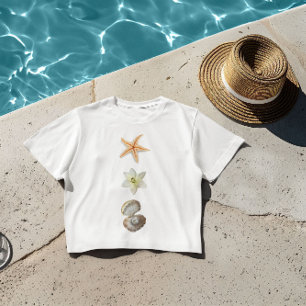 T-shirt Coques de mer, graphique vie marine